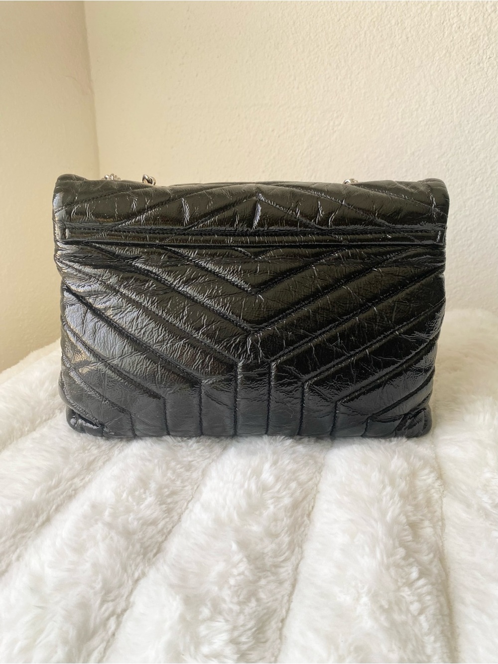 ❤️ SAINT LAURENT Medium Loulou Chain Bag - Picture 13 of 17